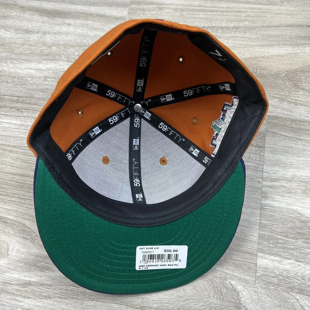 Arizona Diamondbacks 20th Anniversary Patch Orange 59Fifty NewEra Fitted 7 1/4